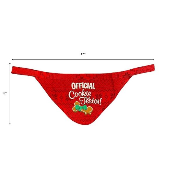 Woof Pet Bandana Official Cookie Tester Adjustable Neck Small-Medium Dog New OOS - Picture 2 of 9